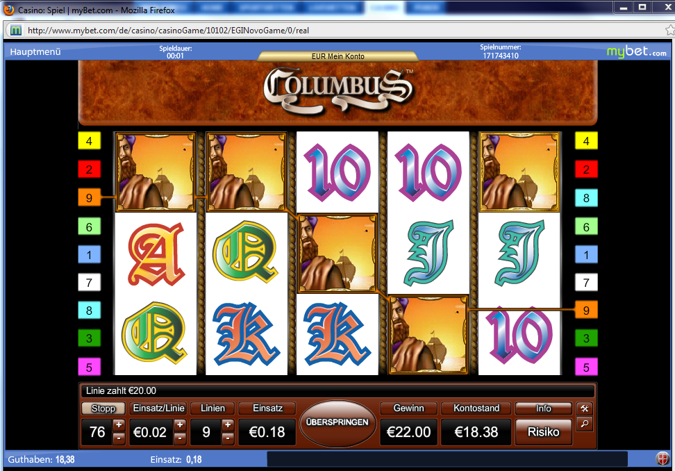 mybet columbus 20 cent book of ra mybet freispiele auf 2 euro 